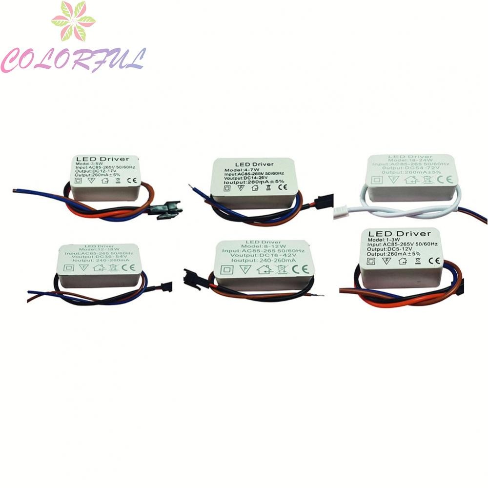 Bộ nguồn điều khiển dòng điện không đổi LED chuyên nghiệp 260mA để kết nối nhanh