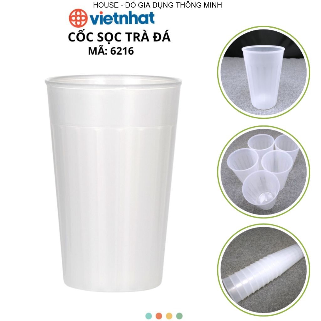 COMBO 10 Cốc Sọc Trà Đá Chính Hãng Việt Nhật (Mã 6216)