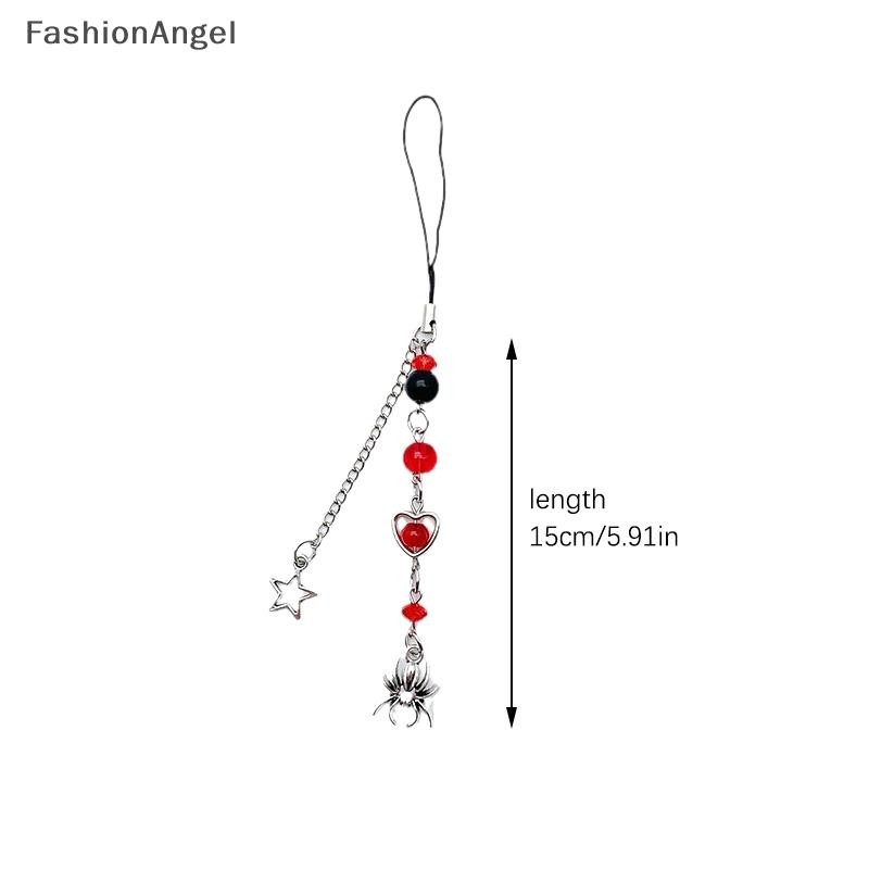 Fashionangel Y2K Gothic Đính Hạt Điện Thoại Di Động Dây Sáng Tạo Mặt Dây Chuyền Nhện Dây Chuyền Điện Thoại Thẩm Mỹ Dây Đeo Điện Thoại Di Động Keycord VN