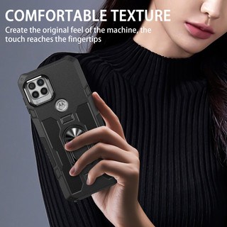 Dành Cho Motorola Moto G Stylus 4G / 5G 2021 Ốp điện thoại PC Cứng Mềm TPU Edge Bảo Vệ Camera Vòng Giá Đỡ Chân Đế Chống Sốc Mỏng Bao