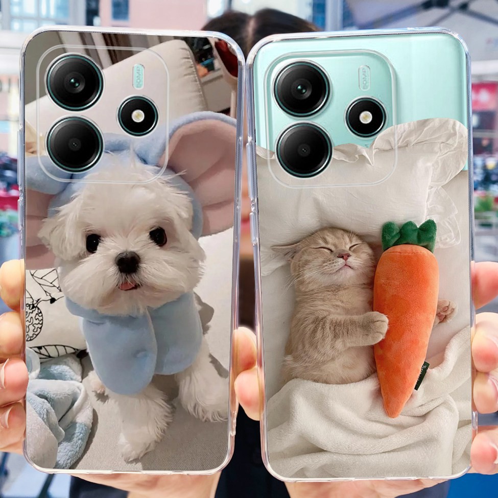 Dành Cho Redmi Note 14 5G Ốp Lưng Thẩm Mỹ Thời Trang Mèo Dễ Thương Mềm TPU Ốp lưng Redmi Note 14 5G Ốp Lưng Trong Suốt