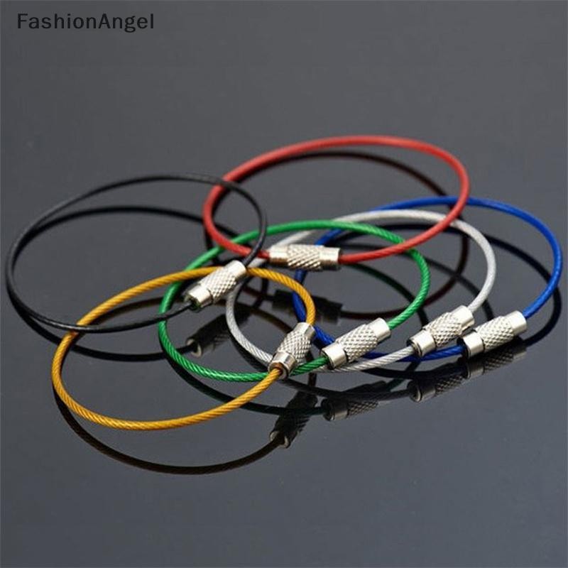 FashionAngel 1 Chiếc Chìa Khóa Dụng Cụ Ngoài Trời Dây Móc Khóa Cáp Dây Vít Khóa VN