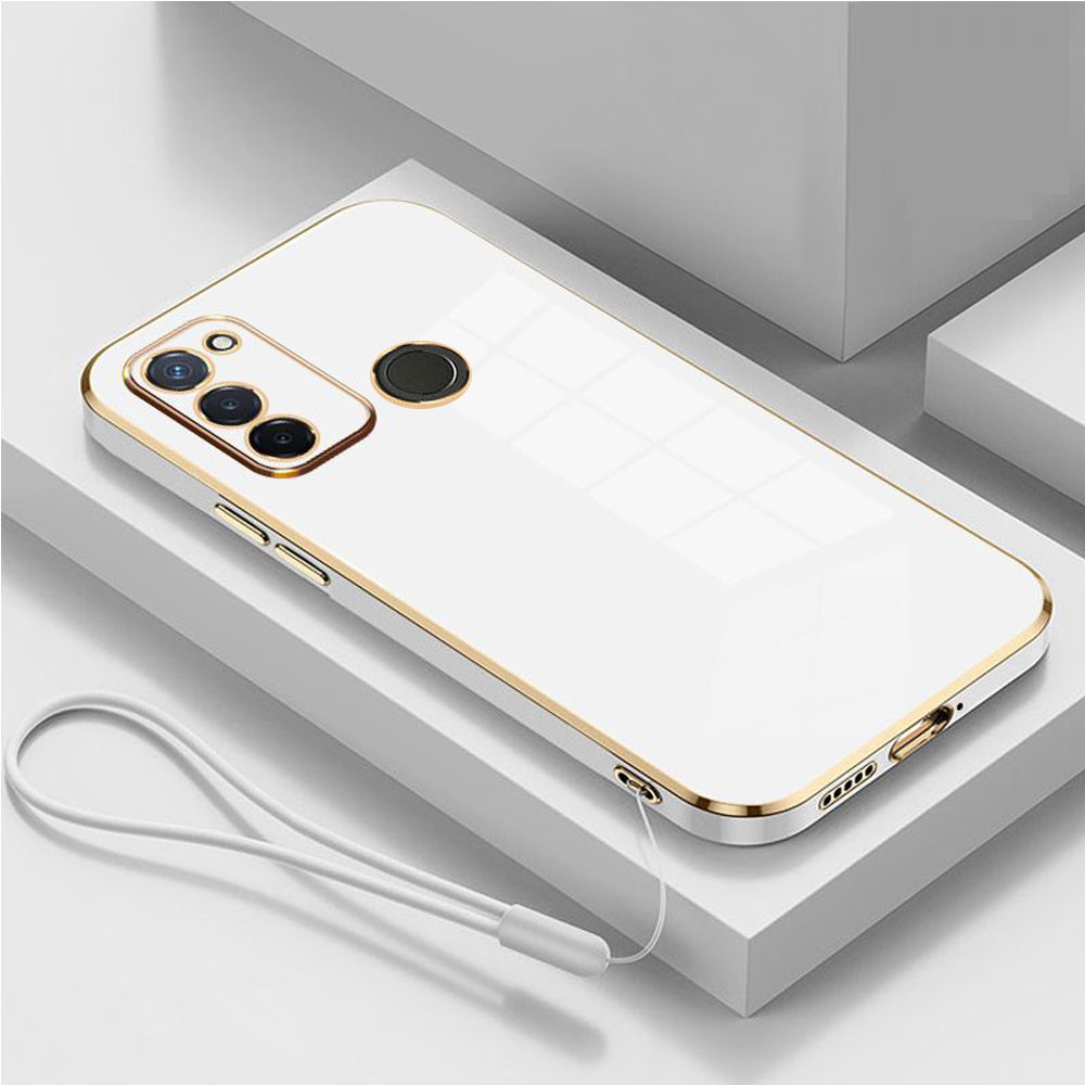 Dành Cho Samsung Galaxy M21 Ốp điện thoại Mạ Vuông Sang Trọng Samsung Galaxy M30S Ốp điện thoại Silicon Chống Sốc Fundas