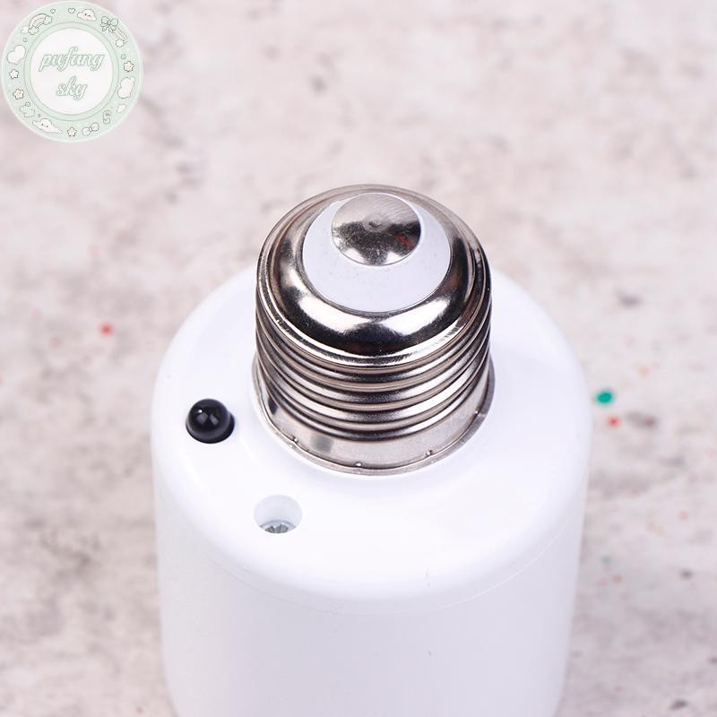 PUSKY Điều Khiển Từ Xa Không Dây E27 Đèn Ổ Cắm Giá Đỡ Đèn Phạm Vi 8M Cho Bóng Đèn LED Ổ Cắm Đèn Bộ Đèn Không Dây AC180-250V VN