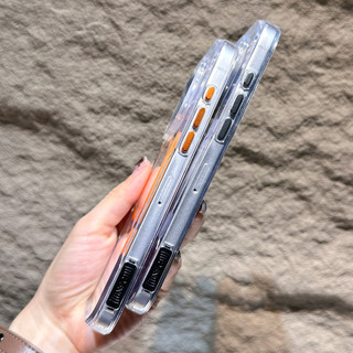 Ốp điện thoại từ tính trong suốt chống rơi mới tương thích với iPhone 16 Pro Max 11 12 13 14 15 Pro Max 14plus 15plus 16plus ốp lưng cứng bảo vệ nam châm chống sốc