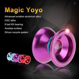 Chuyên Nghiệp Magic Yoyo T5 Overlord Hợp Kim Nhôm Kim Loại Yoyo 8 Bóng KK Mang Có Dây Cho Trẻ Em Tím
