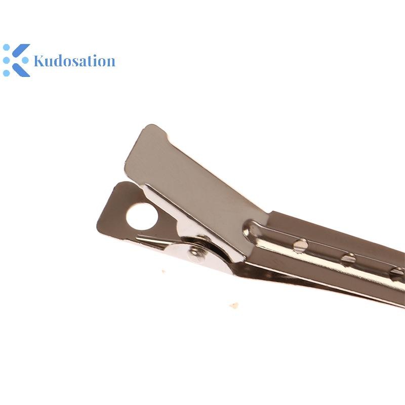 Kudosation 10 Chiếc Kẹp Tóc Kim Loại Để Tạo Kiểu Phần Salon Kẹp Tóc Kẹp Tóc Rễ Lông Tơ DIY Kẹp Dụng Cụ Phụ Kiện Tóc