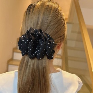 Kẹp tóc cổ điển chấm bi kiểu Pháp