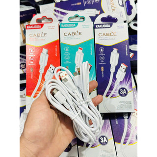 Cáp Sạc điện thoại 3A dùng cho SAMSUNG IPHONE OPPO chân Type C IP Micro