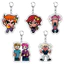 HK1 Scott Pilgrim Take Off Acrylic Móc Khóa Mặt Dây Chuyền Túi Phụ Kiện Anime Ngoại Vi KH1