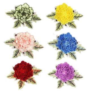 Lookshow 1Pc 12 * 9.5cm Thêu Hoa Miếng Dán Thủ Công DIY Miếng Dán Cho Túi Đầm Quần Áo Phụ Kiện Huy Hiệu May Trên Phụ Kiện May G8P5