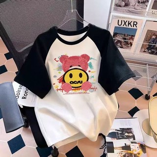 2025 Pochacco Hoạt Hình In Hình Bé Gái Raglan Tay Áo Thun Cho Sự Kiện Mùa Hè Mềm Mại Vui Vẻ Nhìn