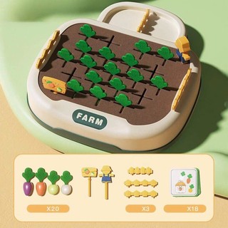 Đồ Chơi Nhổ Cà Rốt Nông Trại Cho Bé Phân Biệt Màu Sắc, Ghi Nhớ Montessori