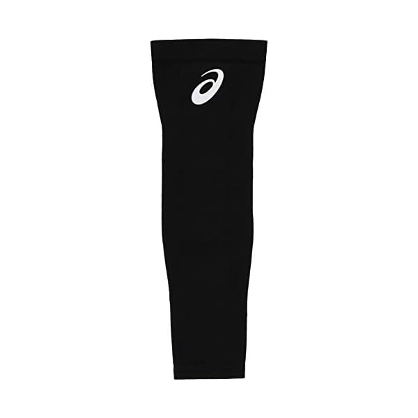 ASICS Volleyball Arm Sleeve - Single Unit (NOT A PAIR)- Performance Black & Brilliant White  / Metropolis / Pink - Unisex Adult Size Free 3053A072ㅤDirect From Japan