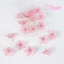 DELMER 10 / 20 / 30 Chiếc Bảng Đẩy Pin, Kẹp Đẩy Sakura 3D Có Thể Tái Sử Dụng, Trang Trí Nhà Cửa DIY Có Hộp Trang Trí Sáng Tạo Đồ Dùng Học Tập Văn Phòng