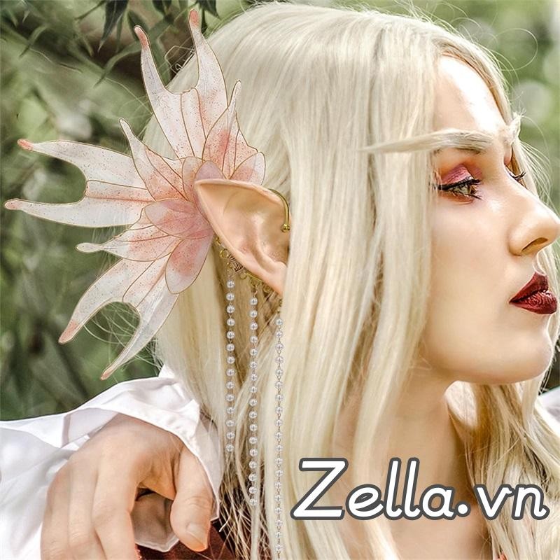 Phụ Nữ Cổ Tích Tai Còng Đẹp Kẹp Nàng Tiên Cá Bông Tai Thời Trang Cosplay Phụ Kiện