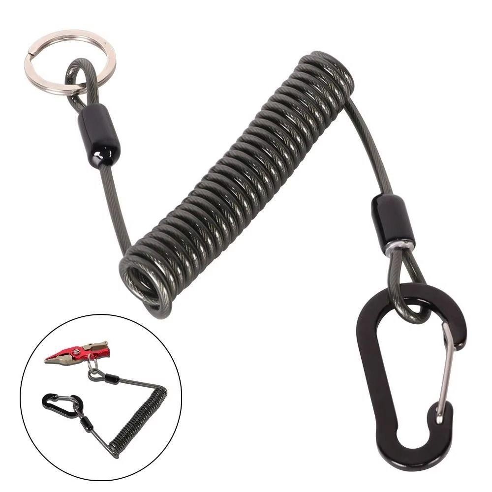 LACYES Dây đàn hồi co giãn chịu lực, khóa leo dây, giữ dây câu, an toàn