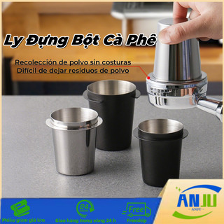 Ly Đựng Bột Cà Phê Thép Không Gỉ 304, Cốc Đong Coffee Dosing Cup Tiện Lợi