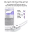 đèn bắt muỗi cho bé Bắt Muỗi Tự Động Hút Côn Trùng LED Kiêm Đèn Ngủ Sạc USB loại 22cm