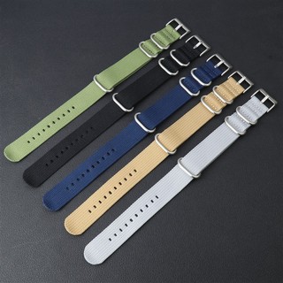 Phần cứng bạc / đen- NATO Nylon Dây đeo đồng hồ Vòng đeo tay 20mm 22mm Dây đeo đồng hồ cho nam nữ Dây đeo đồng hồ thay thế