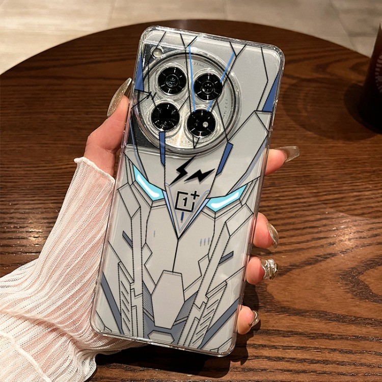 Dành Cho Oneplus 15 13 13T 12 11 Ace 6 Ace 5 Pro Ace 3 3V 2V Mobile Suit Gundam Iron Man Siêu Mỏng Mềm Trong Suốt Ốp Lưng Bảo Vệ Camera Chống Sốc One plus Cover