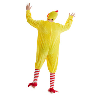 Trang phục gà vàng cho người lớn Quần áo Cosplay động vật cho sân khấu Trò chơi tương tác gia đình Halloween