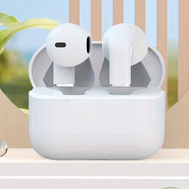 Tai nghe không dây 5.3 Tai nghe Mini thông minh âm thanh nổi 9D có độ trung thực cao Giảm tiếng ồn vật lý chống nước để sử dụng giải trí, gọi rõ ràng, thể thao - Tương thích với Android