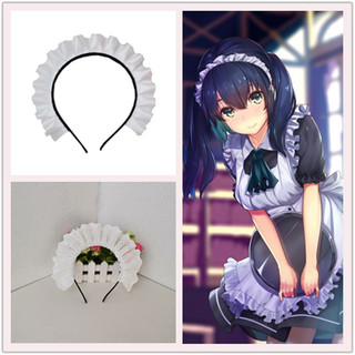 Bờm tóc cô hầu Gái lolita Nhật Bản đáng yêu, trang sức ren cos, trang sức ăn mặc LO cô gái KC