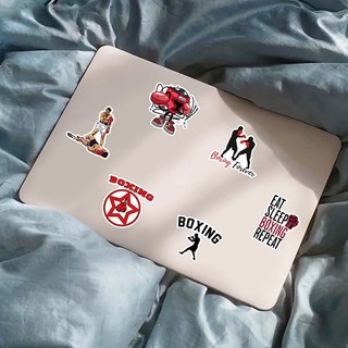 Bộ 50 Đấm Bốc Dán Thể Thao Laptop Xe Đạp Đàn Guitar Ván Trượt Miếng Dán DIY Graffiti Chống Thấm Nước