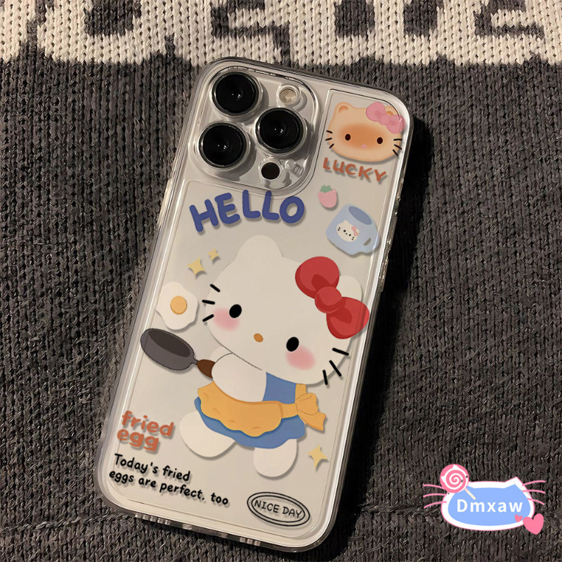 Ốp Điện Thoại Mèo Kitty Hoạt Hình Dễ Thương Cho Realme V30 V30T V25 V23 V23i V20 V13 V5 X7 Pro Max Ultra C1 Q5 Q3 Q2 Pro Q5i Q3i Q3S Q3T Narzo 30 5G Vỏ Bảo Vệ Chống Rơi