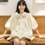 Áo sơ mi nữ tiểu thư form rộng tay ngắn lỡ kiểu dáng basic style đi học nhẹ nhàng