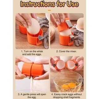 Dụng cụ mở vỏ trứng gà, vịt, trứng ngỗng cao cấp – cắt vỏ dễ, loại bỏ đầu trứng nhanh, tiện dụng cho nhà bếp