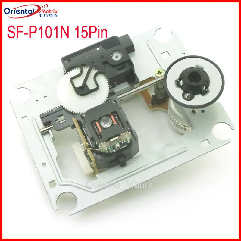 1pc SF-101N SF-P101N (15Pins) Cơ chế đón quang học SFP101N CD VCD Lắp ráp ống kính Laser Phụ kiện đón quang học