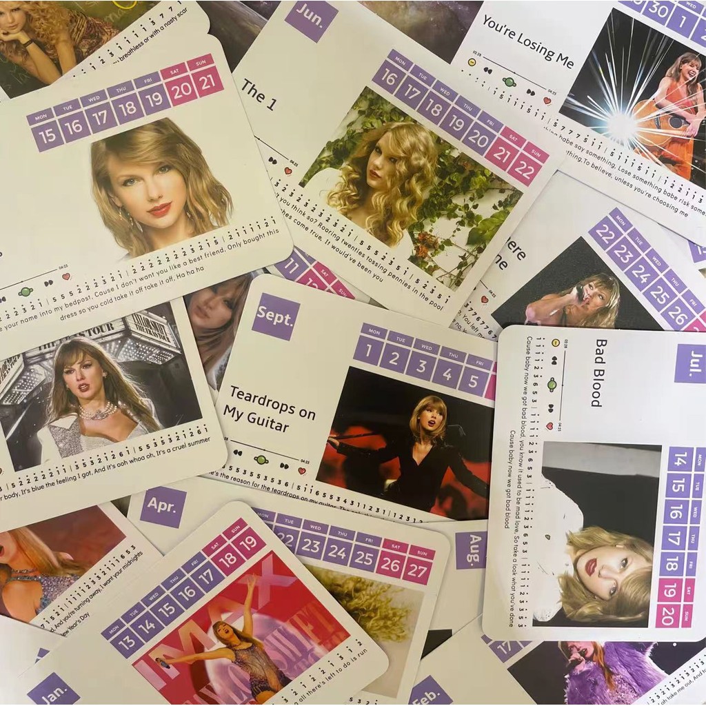 Sq2 Taylor Swift Có Thể Chơi Được Lịch Piano Quà Tặng Sinh Nhật Cho Bé Gái 52 Bài Hát Thẻ Đồ Chơi Âm Nhạc Mini Piano