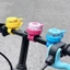 Chuông xe đạp CQCJ, 3,5 * 2,6cm 7 kiểu còi vui nhộn cho trẻ em, Chuông bé gái nhiều màu chất lượng cao cho phụ kiện tay lái xe đạp