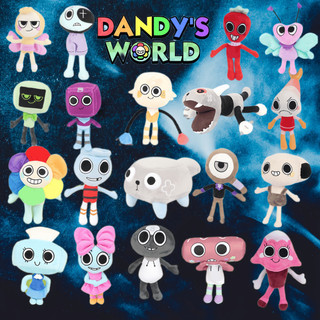 Dandy's World Đồ chơi nhồi bông mềm nhân vật kinh dị Halloween, trang trí phòng, quà tặng Giáng sinh