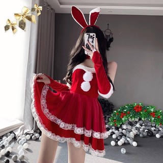 Bán Người Yêu Gợi Cảm Giáng Sinh Nhung Đỏ Nơ