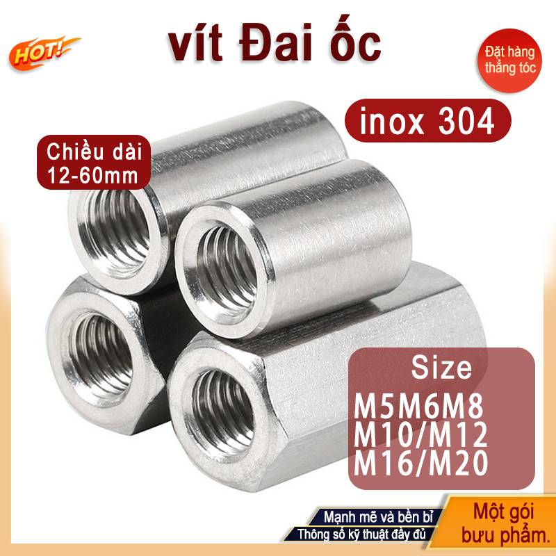 [Xsp] inox 304,Tròn Hình Trụ Pin, Trụ Đai Ren Bên Trong Pin,Size M5-M20 ...
