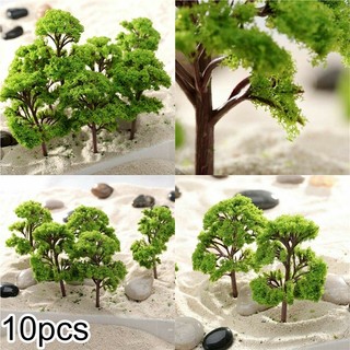 Set 10 Mô Hình Cây Cảnh 9cm Trang Trí