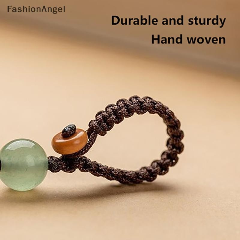 FashionAngel Sáng Tạo Điện Thoại Di Động Dây Móc Khóa Phong Cách Trung Quốc Túi Mặt Dây Chuyền Bồ Đề Dệt Tay Unisex Mặt Dây Chuyền Cầu Nguyện Điện Thoại Di Động Dây Xích VN