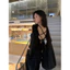 Pure Desire Sweet and Spicy Hollow out Back-Exposed Long-Sleeved T-shirt Women's Autumn Design Sense Back Strap All-Matching Short Bottoming Shirt Ins 646e