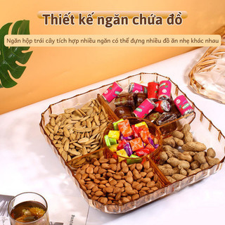 Khay Mứt Tết Bunnies House, Đựng Bánh Kẹo Trong Suốt, Đa Dạng Mẫu, Trang Trí Bàn Ngày Tết.