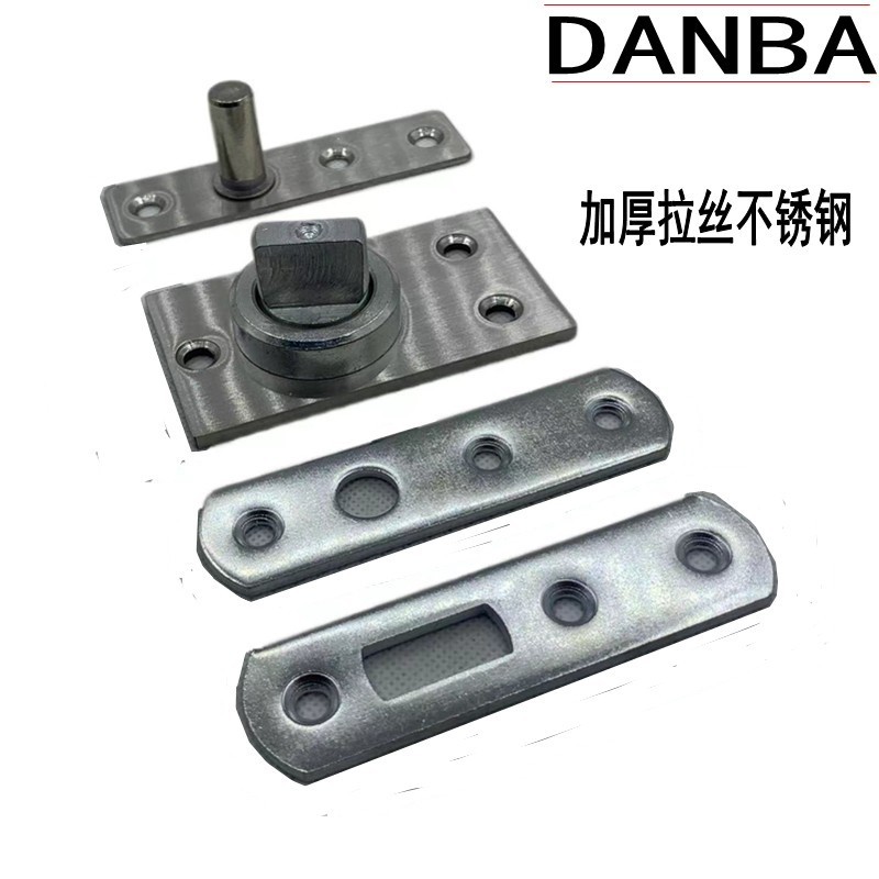 Trục đất quay 360 độ không đào trục quay trục sàn cửa gỗ lò xo cửa kính cửa vô hình bản lề thế giới