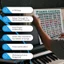 Mya Piano Hợp xướng Biểu đồ Guitar Hợp xướng Poster Piano Hợp xướng Poster Vòng tròn thứ năm Poster dành cho người chơi piano và giáo viên
