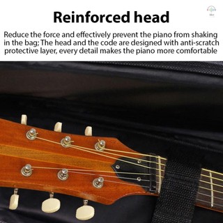 12mm Bass Guitar Ốp Lưng Chống Thấm Nước Bụi Túi Mềm Vải Oxford 600D Điện Bass Guitar Gig Túi Thoáng Khí Dây Đeo Lớn Lưu Trữ Túi