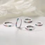S925 Bạc Nhiều Màu Sắc Bông Tai Kim Cương Thời Trang Đơn Giản Quà Tặng Trang Sức Unisex