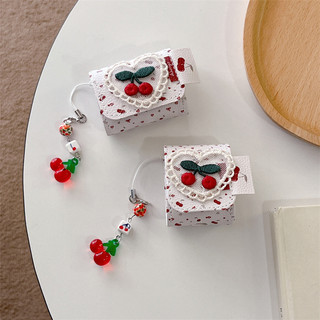 Cherry cho Airpods1 / 2 3 Pro Pro2 Airpod4 Bộ tai nghe Vỏ bảo vệ Bluetooth không dây Air Pods Pro 3 4 Vỏ bảo vệ tai nghe