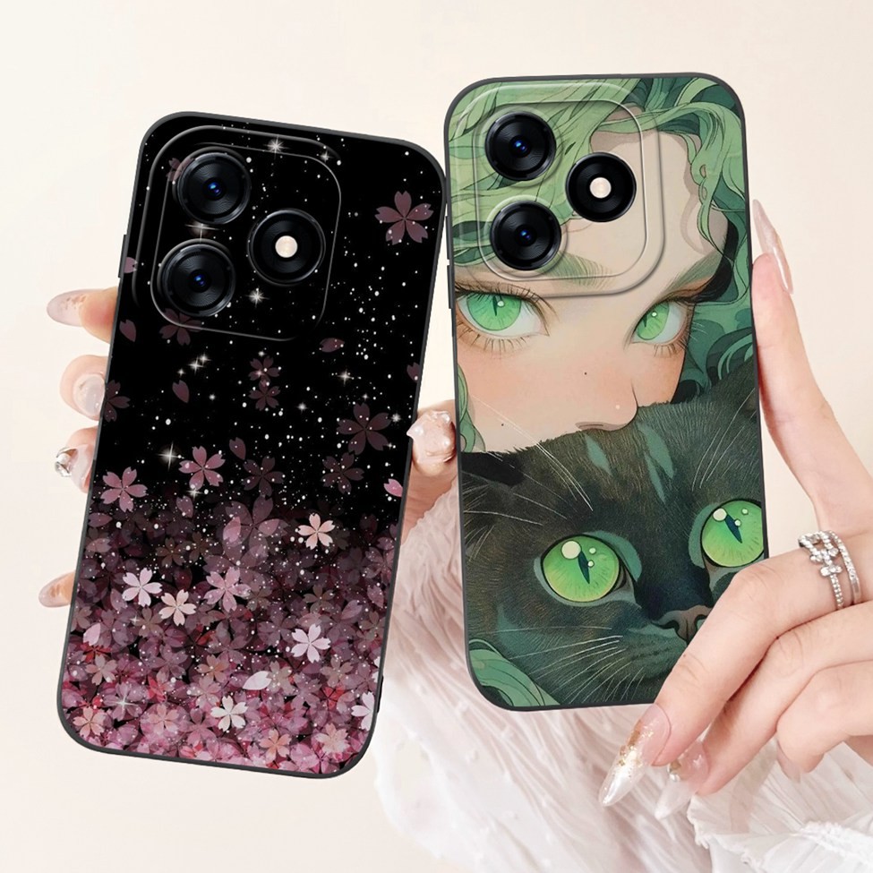 Ốp Lưng Tecno Spark 10 10C 10Pro 10 5G Thời Trang Thẩm Mỹ Bướm Hoa Mèo Dễ Thương Ốp lưng Tecno Spark 10 Pro K15q K15k KI5m K17 K18