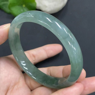 Miến Điện Băng Sáp Ngọc Vòng Tay Nữ Dầu Xanh Nổi Hoa Cũ Hố Đá Sáp Ngọc Vòng Tay Nữ Ngọc Vòng Tay 24.11.22