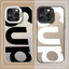 ibumpers Ốp Điện Thoại iPhone Sang Trọng Tối Giản Họa Tiết Chữ Lớn Cho IPhone 16 15 14 12 13 11 Pro Max Ốp Lưng IMD Cứng Và Nhẵn
